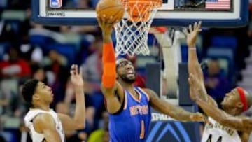 Carmelo tocado, Knicks hundidos