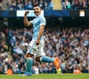 Agüero está recuperado y podría jugar ante el Liverpool