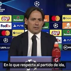 Inzaghi: "Tenemos por delante un partido dificilísimo"
