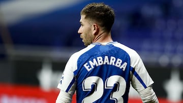 Adri&aacute;n Embarba, jugador del Espanyol.