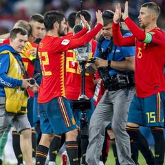 Los españoles han jugado 97 partidos en los Mundiales