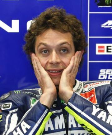 Valentino Rossi saldrá séptimo en la carrera de mañana.