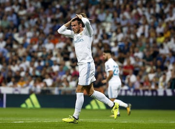 Gareth Bale con problemas en su coleta.