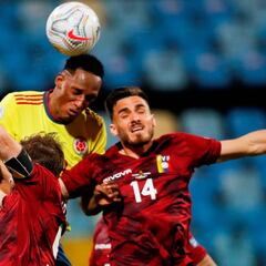 En imágenes: Colombia y Venezuela empatan sin goles