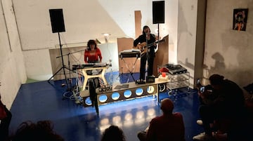 Alondra Bentley, durante la presentación de su disco 'La Materia' en el Spolia Haus de Madrid.