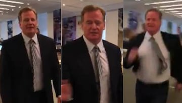 Roger Goodell demostró ser apto para el NFL Combine