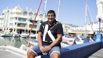 José Luis Zalazar posa para AS en Málaga.