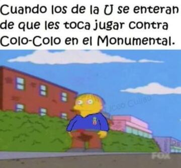 Los hinchas de Colo Colo no tuvieron piedad con la U tras un nuevo Superclásico. 