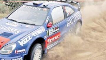 <b>DOMINIO. </b>Tras la retirada de Gronholm, Loeb ha alcanzado el liderato de la prueba argentina.