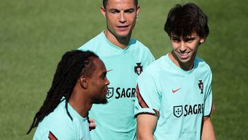 Renato Sanches y Jo&atilde;o F&eacute;lix.