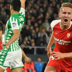 De Jong tiñe Sevilla de rojo