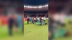 El pasillo que el Bayern le hizo al Leverkusen tras la final de la Copa de Alemania