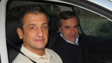 <b>CAMPEONES. </b>Moya y Sainz mantienen una excelente relación.