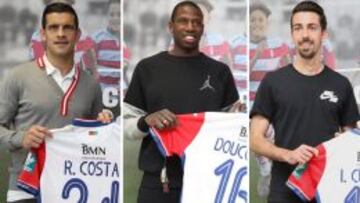 El Granada presenta a Cuenca, Ricardo Costa y Doucour&eacute;. 