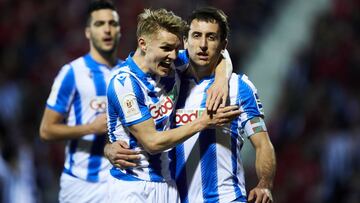 Mirand¨¦s 0 (1) - Real Sociedad 1 (3): resumen, resultado y goles