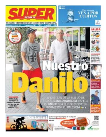 Portadas de la prensa deportiva