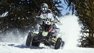 'Chaleco' y Casale entrenan para el Dakar... ¡en la nieve!