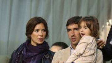 Ra&uacute;l, durante un partido de la exhibici&oacute;n de Nadal.