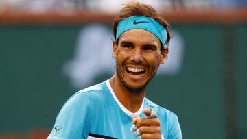 El tenista español sabe divertirse dentro de las canchas de tenis y en momentos busca sonreír junto a sus rivales para amenizar el momento.