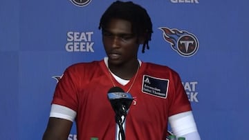 Titans cut Treylon Burks just days after QB Cam Ward praised him