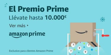 Amazon sortea Cheques Regalo de 50 a 10.000€ con la Lotería de Navidad 2019