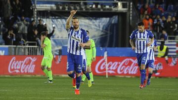 Laguardia celebra el primer gol.