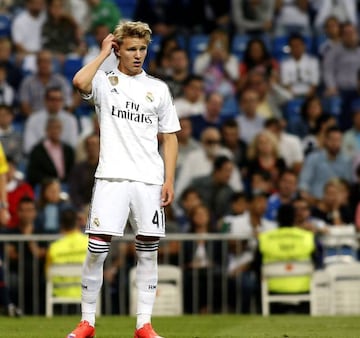 First division debut against Getafe at the Bernabeu.