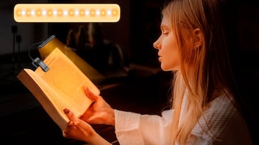 La luz de lectura con pinza para leer en la cama sin dañar tus ojos