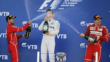 Clasificación del GP de Rusia y así queda el Mundial de F1