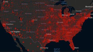 Estados Unidos volvi&oacute; a superar su propio r&eacute;cord de contagios en un mismo d&iacute;a, con casi 75,000 nuevos casos en las &uacute;ltimas 24 horas.