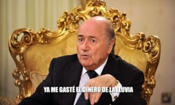 Los memes del 'billetazo' de Blatter