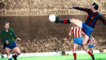 UN REGALO DE NAVIDAD. El 22 de diciembre de 1973, Cruyff marcó este gol histórico al Atlético