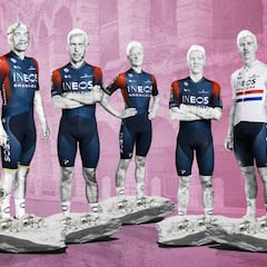 Carapaz lidera a un potente Ineos en el Giro con Porte y Sivakov