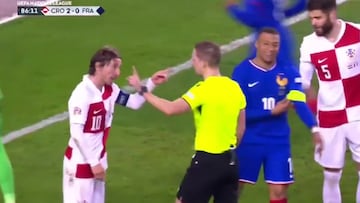 La toma que no se ha visto de la reprimenda de Modric a Mbappé