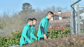 20/02/25 ENTRENAMIENTO ATHLETIC DE BILBAO GALARRETA CANALES GOROSABEL