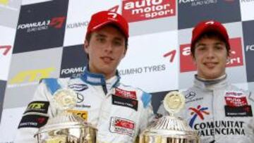 Juncadella y Merhi en 2010.