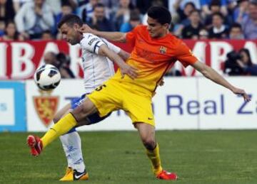 Bartra volvi&oacute; a ser titular en la zaga del Barcelona en Zaragoza.