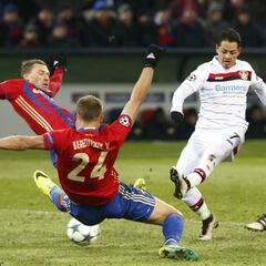 Leverkusen empata en Rusia y Chicharito alarga la mala racha