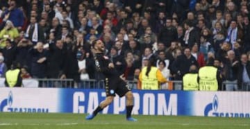 Insigne sorprendió a Keylor Navas y anotó el 0-1.