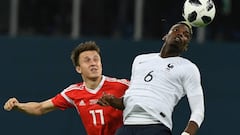 Dembélé y Pogba sufrieron insultos racistas en Rusia