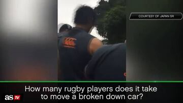 Pack of Sunwolves rescue stricken Kiwi motorist