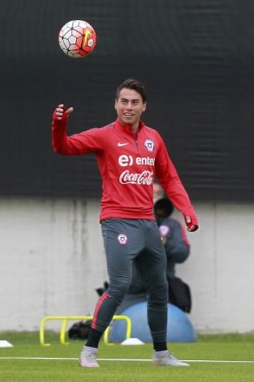 La Selección entrenó con 12 jugadores este lunes por la mañana.