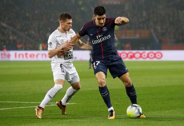 El 20 de diciembre marcó su primer gol en el club francés en un partido contra el SM Caen.