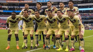 El once titular del América con el que enfrentará al Veracruz