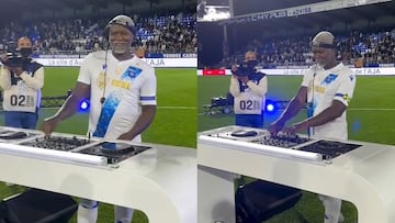 Jugador toca un set de DJ en su propio partido de homenaje
