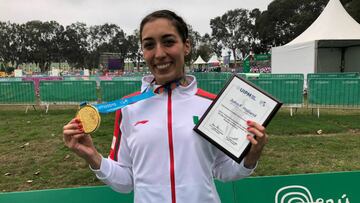La jalisciense dominó su competencia desde el comienzo y logró que se entonara el Himno Nacional Mexicano por tercera vez en Lima 2019.