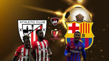 All the information you need to know on how and where to watch the Copa del Rey showdown between Athletic Club and Barcelona at San Mam&eacute;s on Thursday.