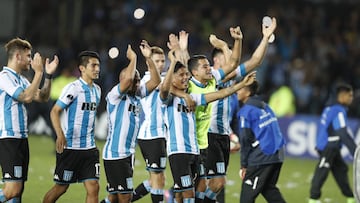 20/09/17 COPA SUDAMERICANA 2017
 Racing Club vs Corinthians de Brasil, por los Octavos de final en el Estadio Juan Domingo Peron.
 
 Foto Ortiz Gustavo
 
 