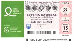 Lotería Nacional: comprobar los resultados del sorteo extraordinario de la AECC hoy, sábado 6 de abril