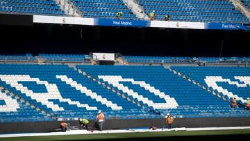 Así avanzan las obras del Santiago Bernabéu